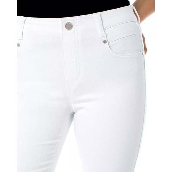 LIVERPOOL Los Angeles Gia Glider Ankle Jeans in White - NWT - Picture 4 of 5